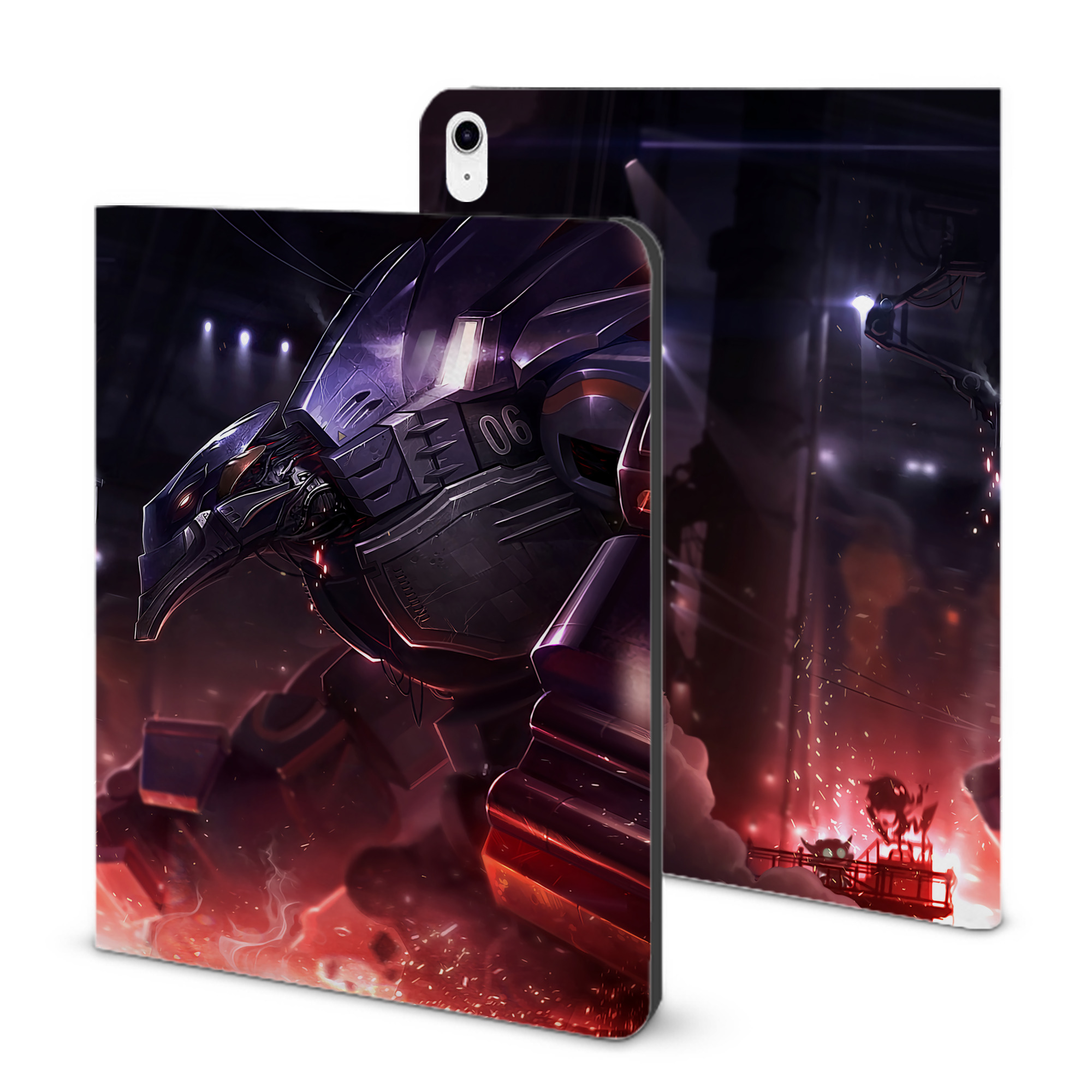 （画像用） リーグ・オブ・レジェンド League of Legends LOL IPad ケース ブック型 PUレザー TPU 耐衝撃 軽量 薄型 ペン収納なし 全面保護 IPad 各モデル対応